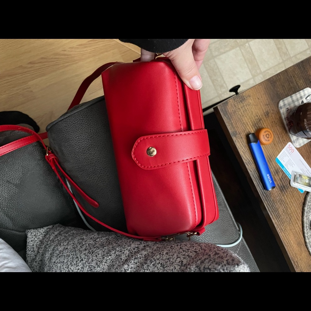 Red doctor like bag